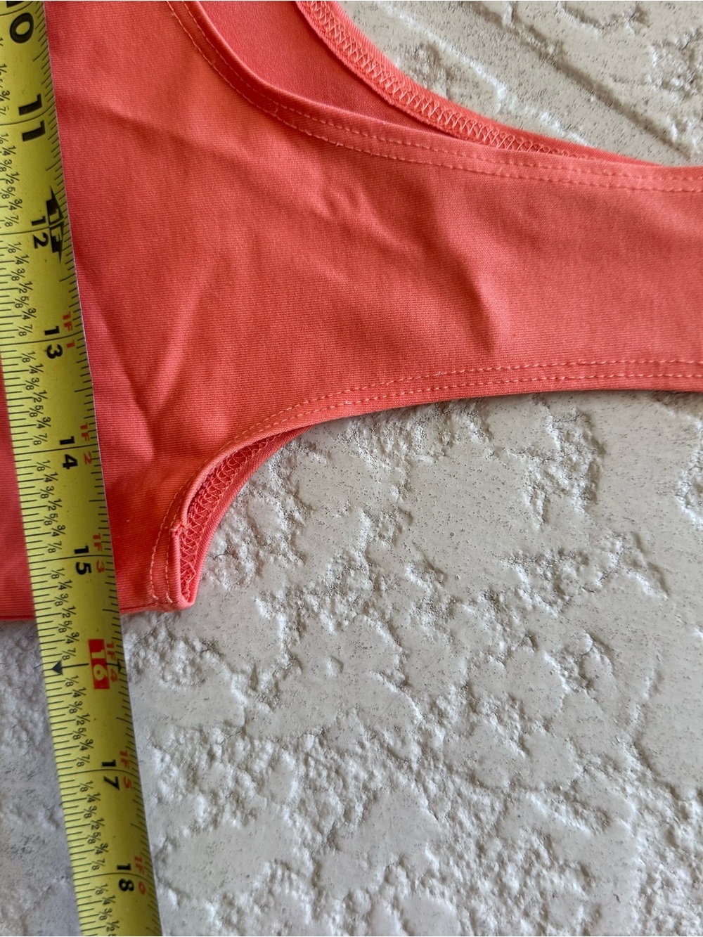 Chico's Coral-Orange Scoop Neck Tank - Picture 2 of 6